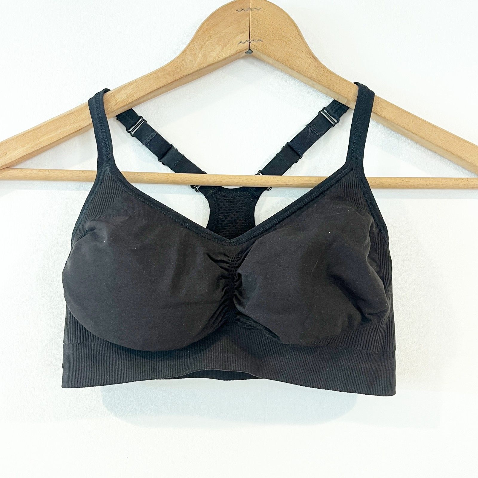 Old Navy Active Black Sports Bra Light Support Small Go Dry Sports Athletic